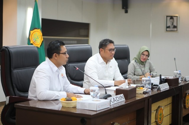Temui Wamentan Sudaryono, Kadin Indonesia Sinergikan Upaya Peningkatan Sektor Peternakan Nasional